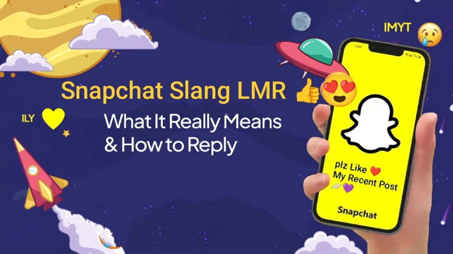 Snapchat chat screen with LMR slang message highlighted Discover What Does LMR Mean on Snapchat?