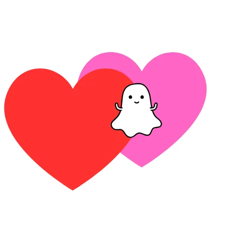 What does Pink Heart mean on Snapchat Planets