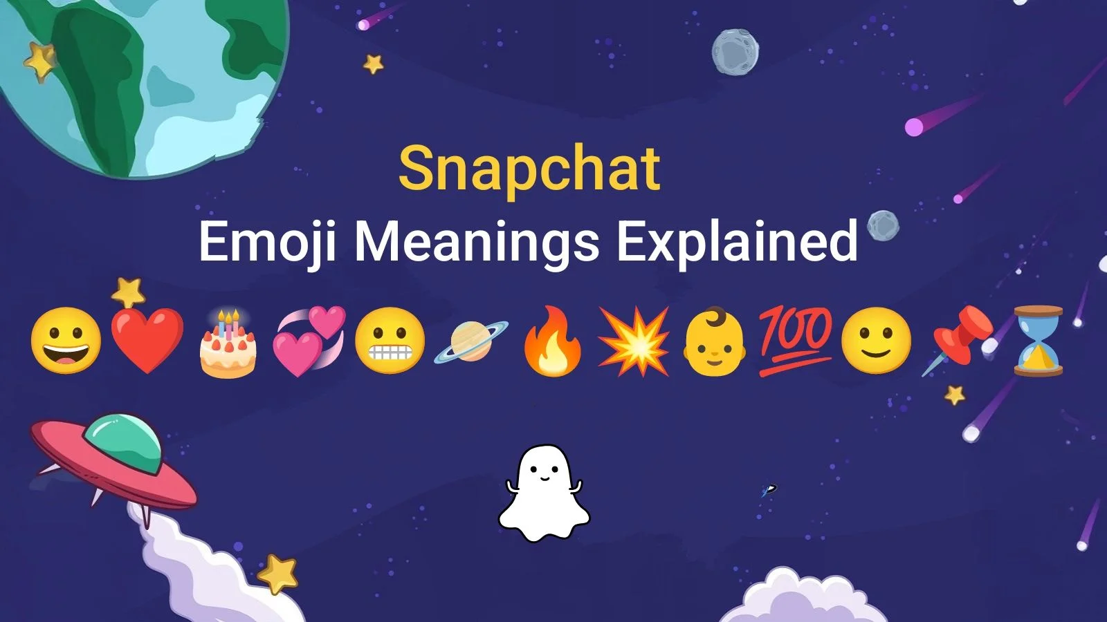 Snapchat Emoji Meanings: Understand what do the snapchat emojis mean,