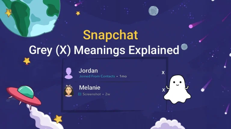 What Does the X Mean on Snapchat? Understand x next to name on snapchat.