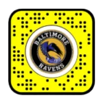 Baltimore Ravens Snapchat Fan Filter.