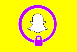 napchat interface showing a purple circle with a lock icon around a user’s Bitmoji, representing a Private Story.