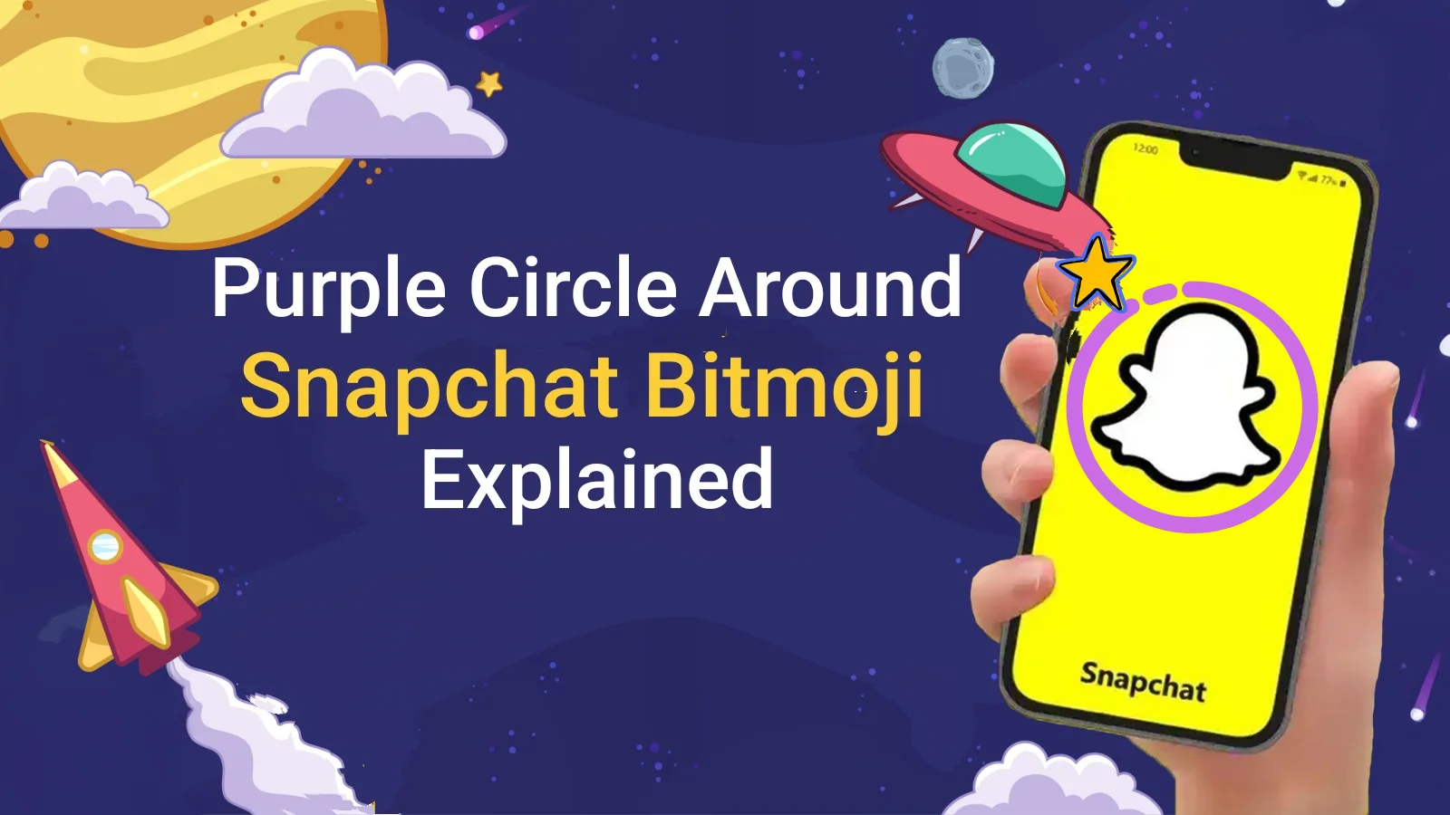 What Does the Purple Circle Mean on Snapchat