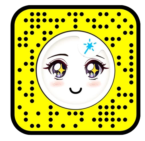Snapchat Anime Lens turning face into an animated anime-style character