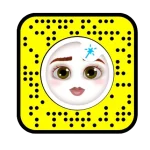 Snapchat Cartoon Face Lens with animated, Pixar-style facial features