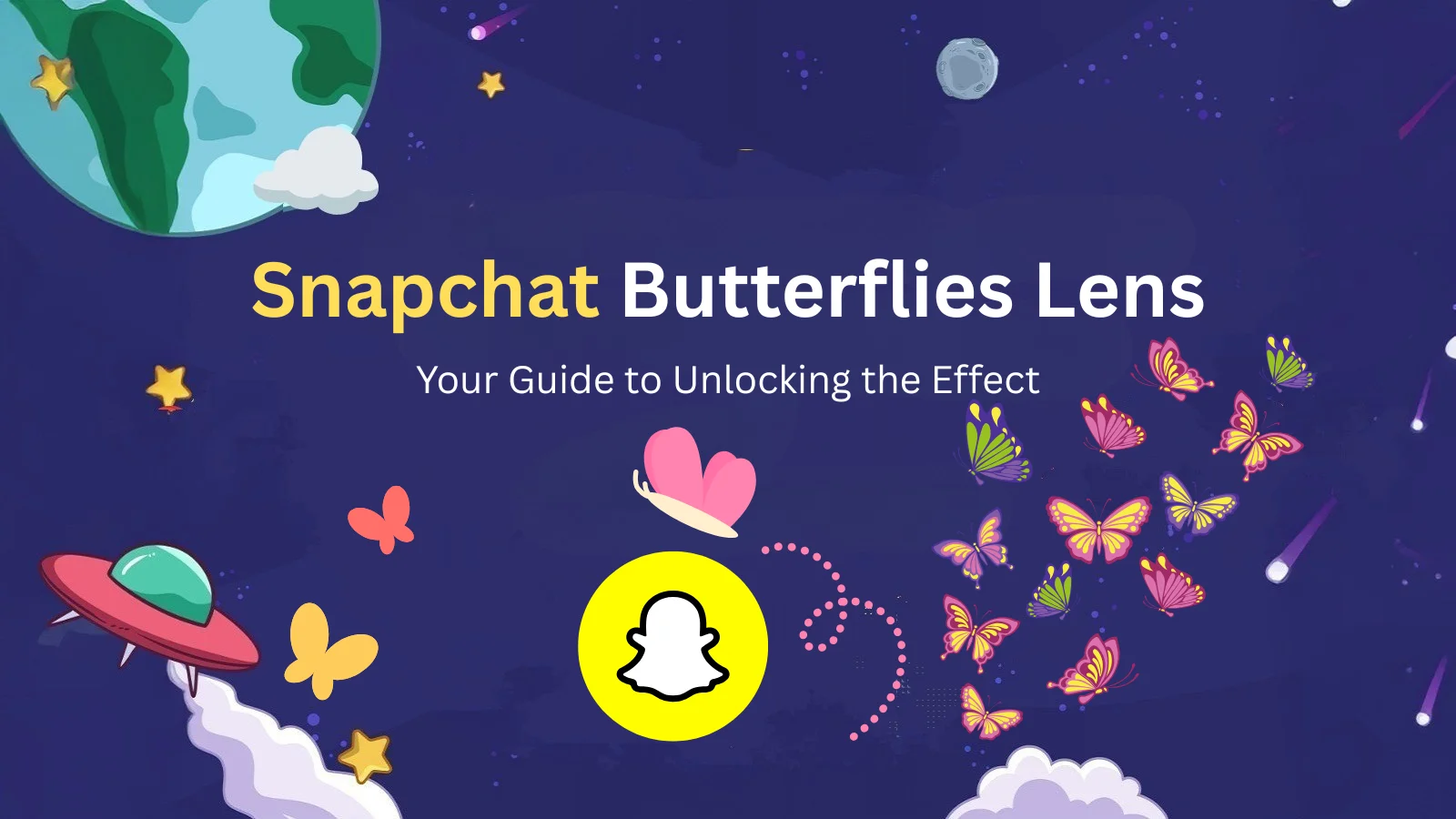 How to Unlock the 🦋 Butterflies Lens on Snapchat Guide