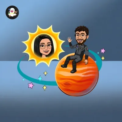 Orange Planet Snapchat