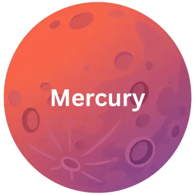 Mercury Planet color
